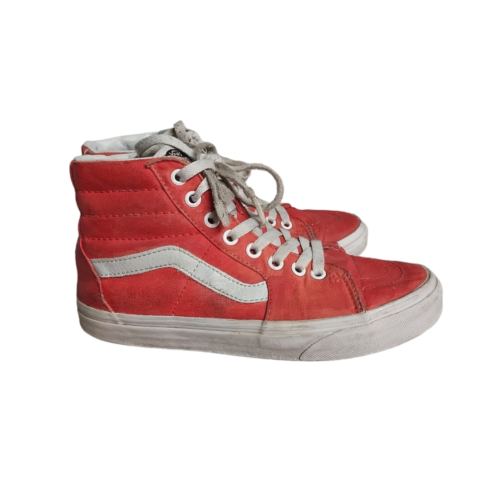 Vans skateboard womens shoes red size 7